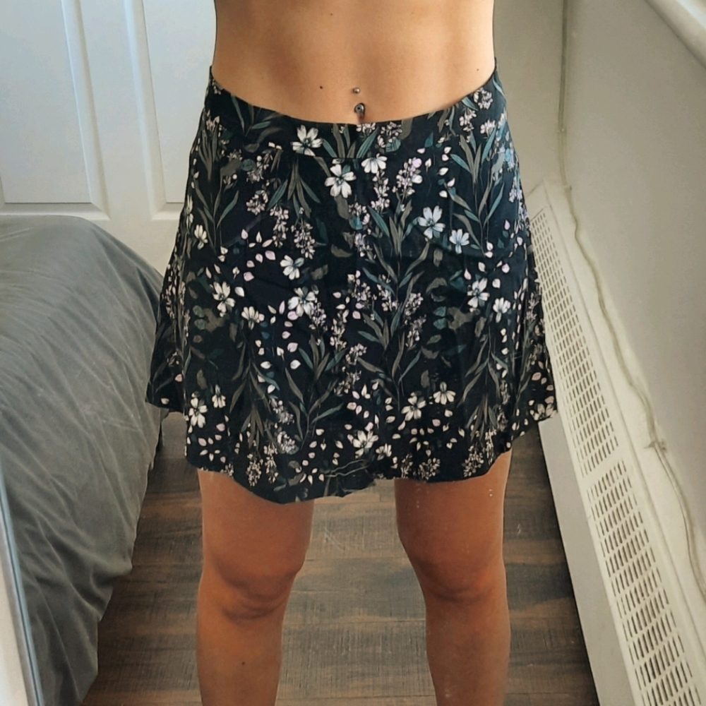 2 for $30 / Floral aline mini skirt